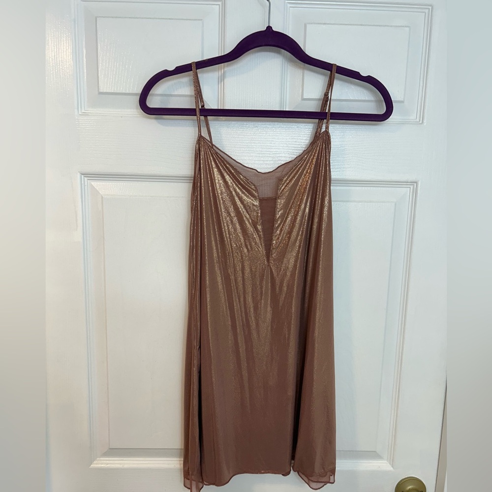 Victoria's Secret Mauve Mesh Detail Dress